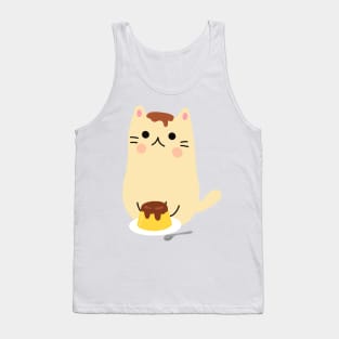 Pudding cat Tank Top